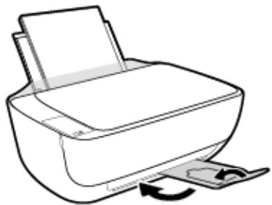 HP DESKJET 3632 - Élimination d'un bourrage papier à partir de la porte d'accès des cartouches - 1