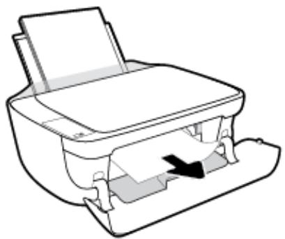 HP DESKJET 3636 - Élimination d'un bourrage papier à partir de la porte d'accès des cartouches - 4