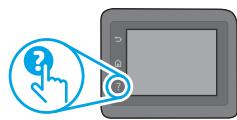HP LASERJET PRO MFP M130FW - Aide du panneau de commande (modèles à écran tactile uniquement) - 1