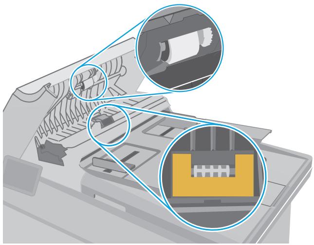 HP LJ PRO COLOR M227SDN - Open the document-feeder cover. - 2