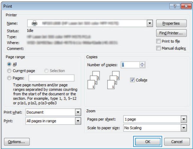 HP LASERJET PRO MFP M26NW - Manually print on both sides (Windows) - 4