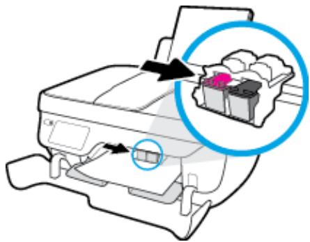 HP OFFICEJET 3831 - Pour éliminer un bourrage papier à partir de la porte d'accès arrêté - 3