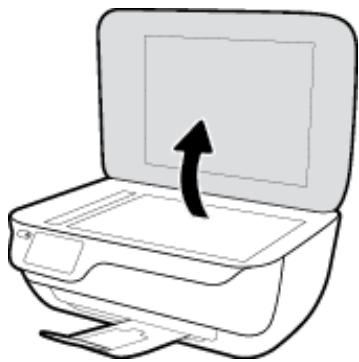 HP OFFICEJET 3831 - Positionnement d'un original sur la vitre du scanner - 1