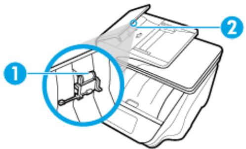 HP OFFICEJET PRO 8725 - Nettoyage du bac d'alimentation de documents - 4