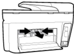 HP OFFICEJET PRO 8725 - Pour éliminer un bourrage papier à l'arrière de l'imprimante - 2