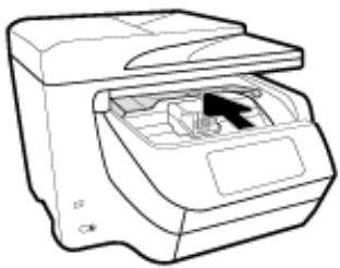 HP OFFICEJET PRO 8725 - Pour éliminer un bourrage papier par l'avant de l'imprimante - 1