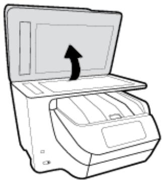 HP OFFICEJET PRO 8725 - Pour charger un original sur la vitre du scanner - 1