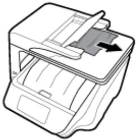 HP OFFICEJET PRO 8725 - Pour éliminer un bourrage papier dans le chargeur de documents - 3