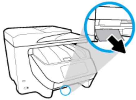 HP OFFICEJET PRO 8725 - Pour éliminer un bourrage papier dans le bac 1 - 2