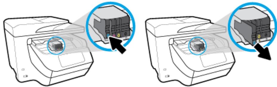 HP OFFICEJET PRO 8725 - Pour remplacer les cartouches - 2