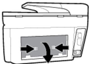 HP OFFICEJET PRO 8725 - Pour éliminer un bourrage papier à l'arrière de l'imprimante - 1