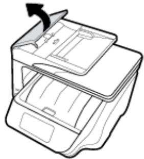 HP OFFICEJET PRO 8725 - Pour éliminer un bourrage papier dans le chargeur de documents - 1