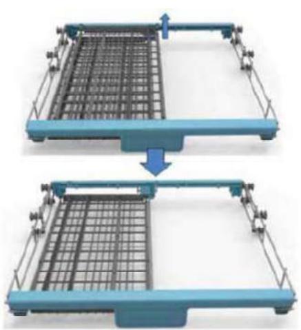 THOMSON PRIMO 2 TH FULL - L'étagère à couverts peut être positionnée de 5 manières différentes : - 5