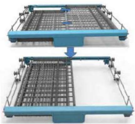 THOMSON PRIMO 2 TH FULL - L'étagère à couverts peut être positionnée de 5 manières différentes : - 4