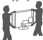 LG 43LF5100 - Anheiten und bewegen des TV-Gerätes - 3