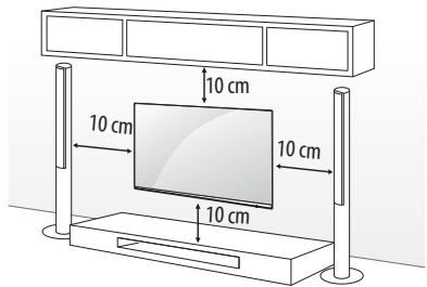 LG 49UH668V - Fixation du support mural - 1