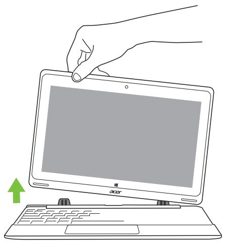 ACER ASPIRE SWITCH 10 SW5-012-14BM - Fixer et détacher le clavier - 2