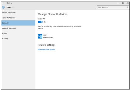 ACER SWITCH ALPHA 12 - Activer bluetooth et ajouter un périphérique - 1
