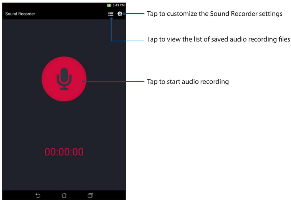 ASUS ME572C-1G012A - Launching Sound Recorder - 1