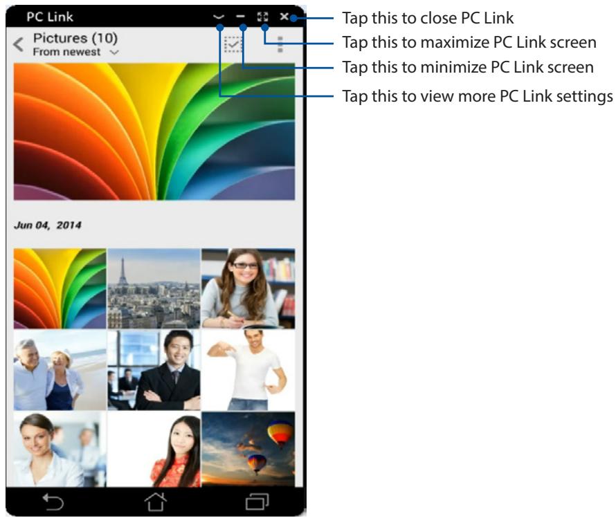 ASUS ME572C-1G012A - Using PC Link - 1