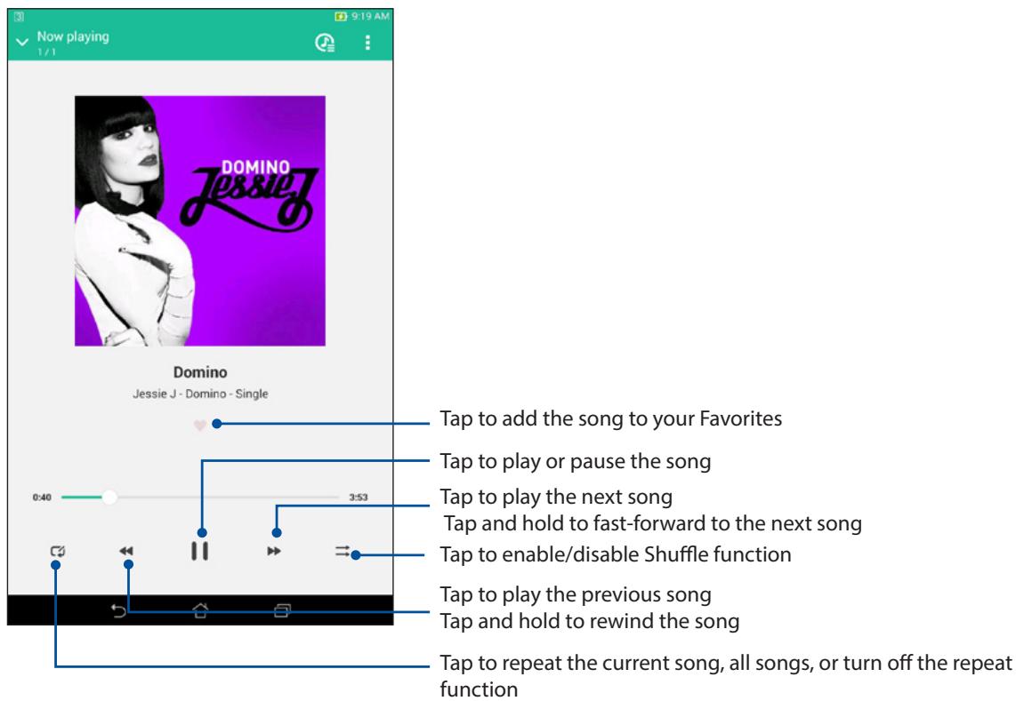 ASUS ME572C-1G012A - Playing songs - 1