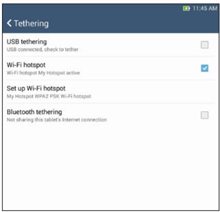 ASUS MeMO Pad 7 - Wi-Fi Hotspot - 3