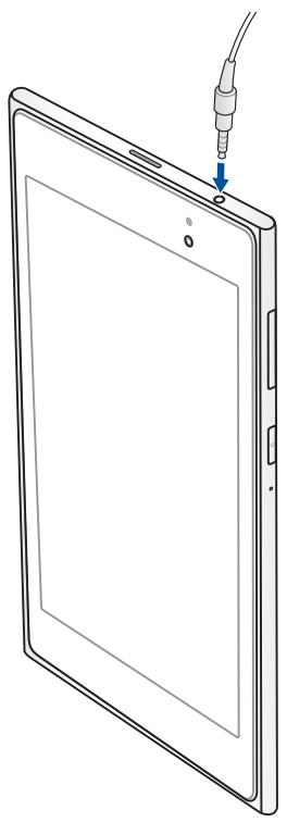 ASUS MeMO Pad 7 - Connecting the audio jack - 1