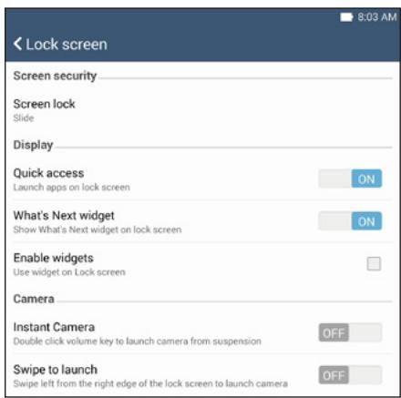 ASUS MeMO Pad 7 - Customizing your lock screen - 3