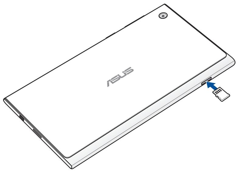 ASUS MeMO Pad 7 - Installing a memory card - 2