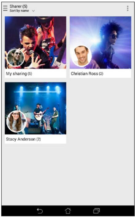 ASUS MeMO Pad 7 - Viewing shared photos by sharer - 1