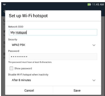 ASUS MeMO Pad 7 - Wi-Fi Hotspot - 2