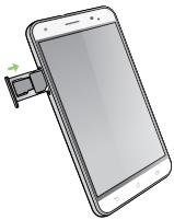 ASUS ZENFONE 3 DELUXE ZS570KL - To install a micro SIM/ nano SIM/ microSD card: - 3