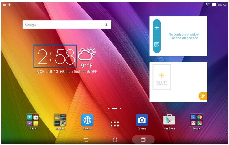 ASUS ZENPAD 10 Z300C-1B045A - Launching Clock - 1