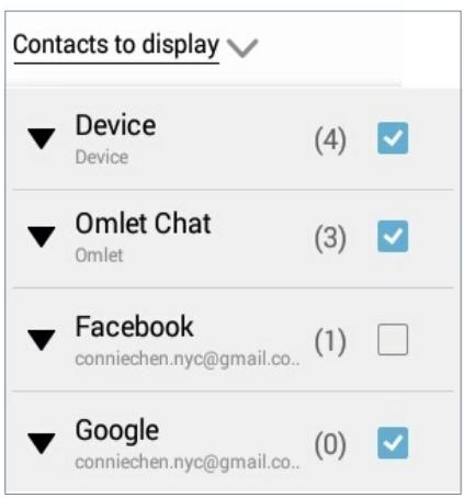 ASUS ZENPAD 10 Z300C-1B045A - Viewing your Omlet contacts from Contacts app - 1