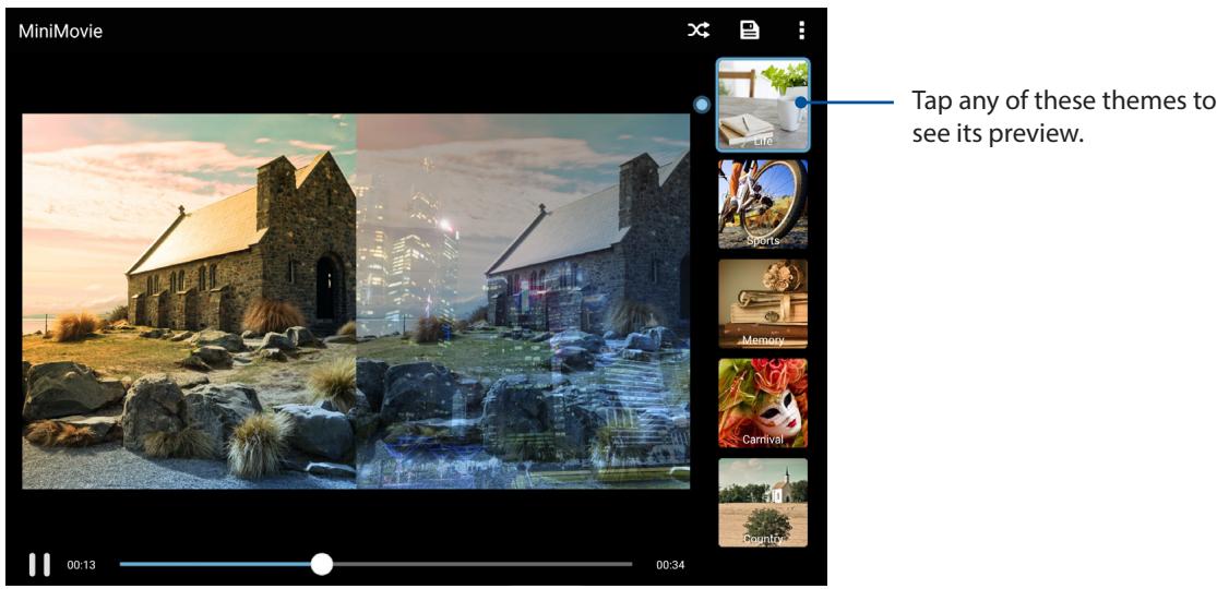 ASUS ZENPAD 10 Z300C-1B045A - Using MiniMovie - 1