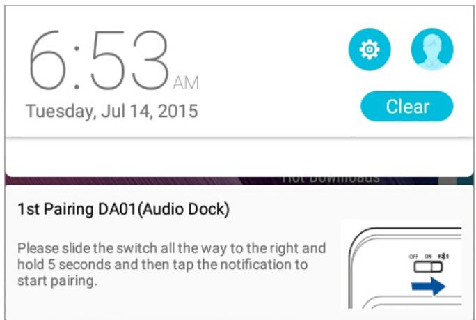 ASUS ZENPAD 10 Z300C-1B045A - Pairing your ASUS Tablet with Asus Mobile Dock - 2