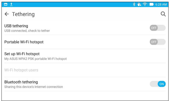 ASUS ZENPAD 10 Z300C-1B045A - Bluetooth Tethering - 1