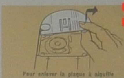 SINGER STARLET - Pour enlever et replacer la PLAQUE à aiguille - 1