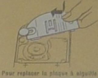 SINGER STARLET - Pour enlever et replacer la PLAQUE à aiguille - 2