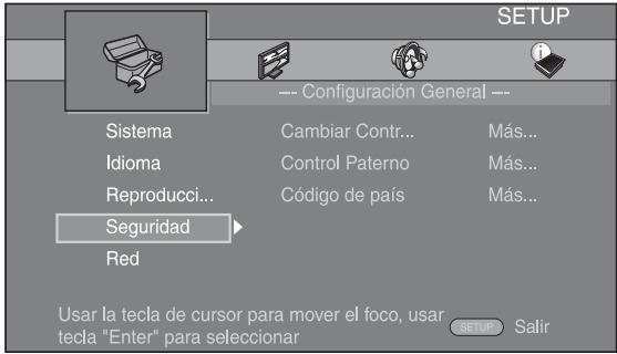 YAMAHA BD-A1010 - Muestre la pantalla de menu SETUP. - 2