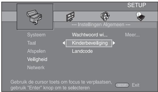YAMAHA BD-A1010 - Selecteer een menu-item. - 1
