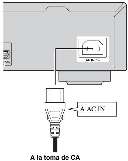 YAMAHA BD-A1010 - Conexión del cable de alimentación - 1