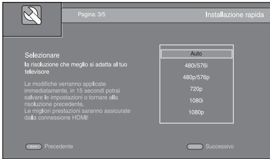 YAMAHA BD-A1020 - Impostazione con Initial Wizard/ Installazione rapida - 3