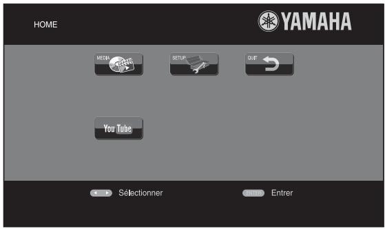 YAMAHA BD-S473 - Lecture de vidéos sur youtube™ - 1