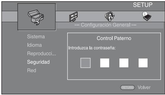 YAMAHA BD-S473 - Introduzca la contraseña. - 1