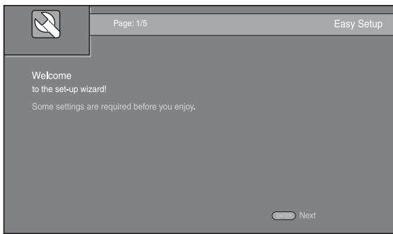 YAMAHA BD-S473 - Impostazione con Initial Wizard/Installazione rapida - 1