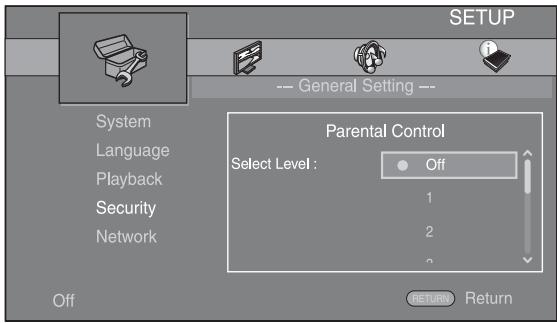 YAMAHA BD-S473 - Select a next item. - 1