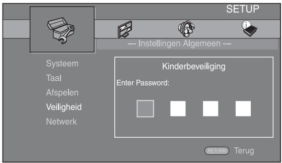 YAMAHA BD-S473 - Voer uw wachtwoord in. - 1