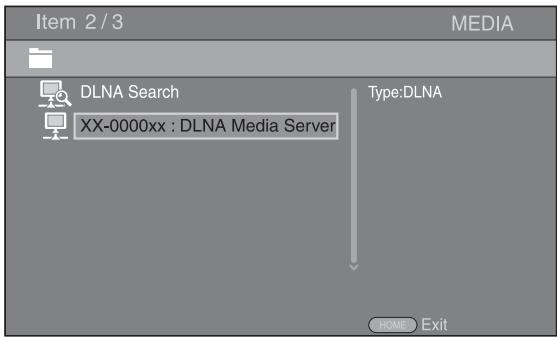 YAMAHA BD-S473 - Playing back shared contents - 1