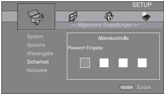 YAMAHA BDS473 - Geben Sie das Password ein. - 1